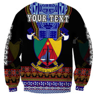 (Custom Personalised) Cameroon Sweatshirt Atoghu Pattern Black Style - Shopicos