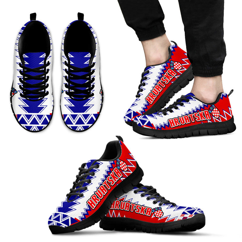 Croatia Football Sport Style Sneakers - Shopicos