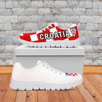 Croatia Football Sneakers Hrvatska Checkerboard Word Cup 2022 - Shopicos