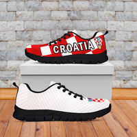 Croatia Football Sneakers Hrvatska Checkerboard Word Cup 2022 - Shopicos