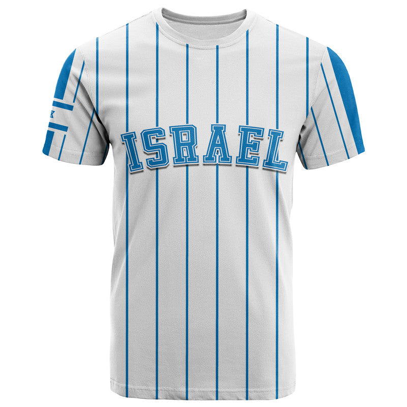 Custom Baseball 2023 Israel T Shirt LT6 - Shopicos