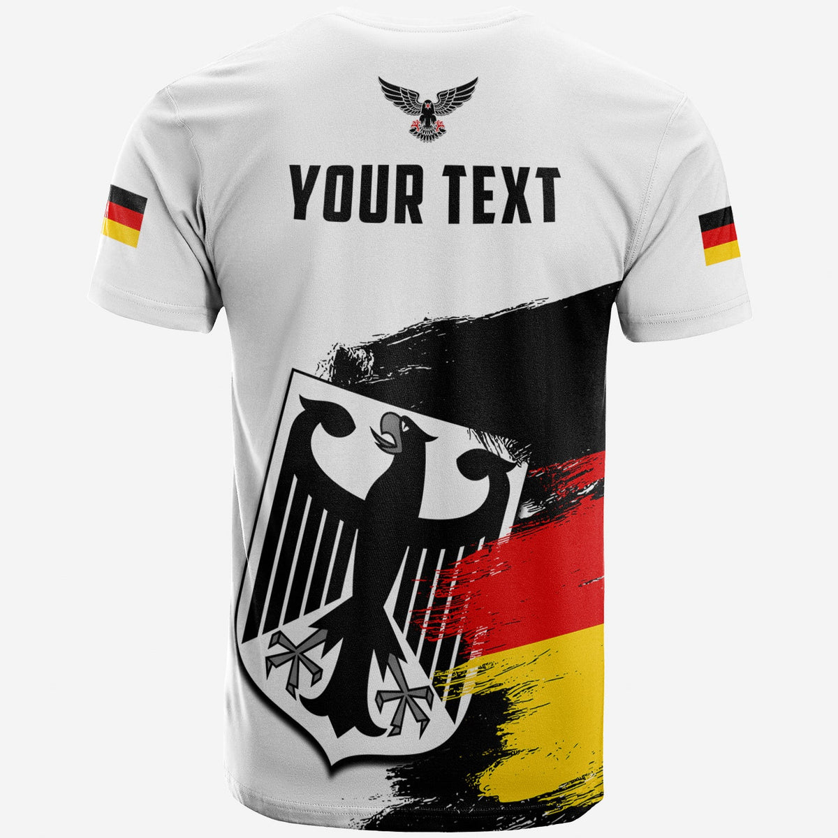 Custom Germany T Shirt Grunge Deutschland Flag and Eagle LT13 - Shopicos