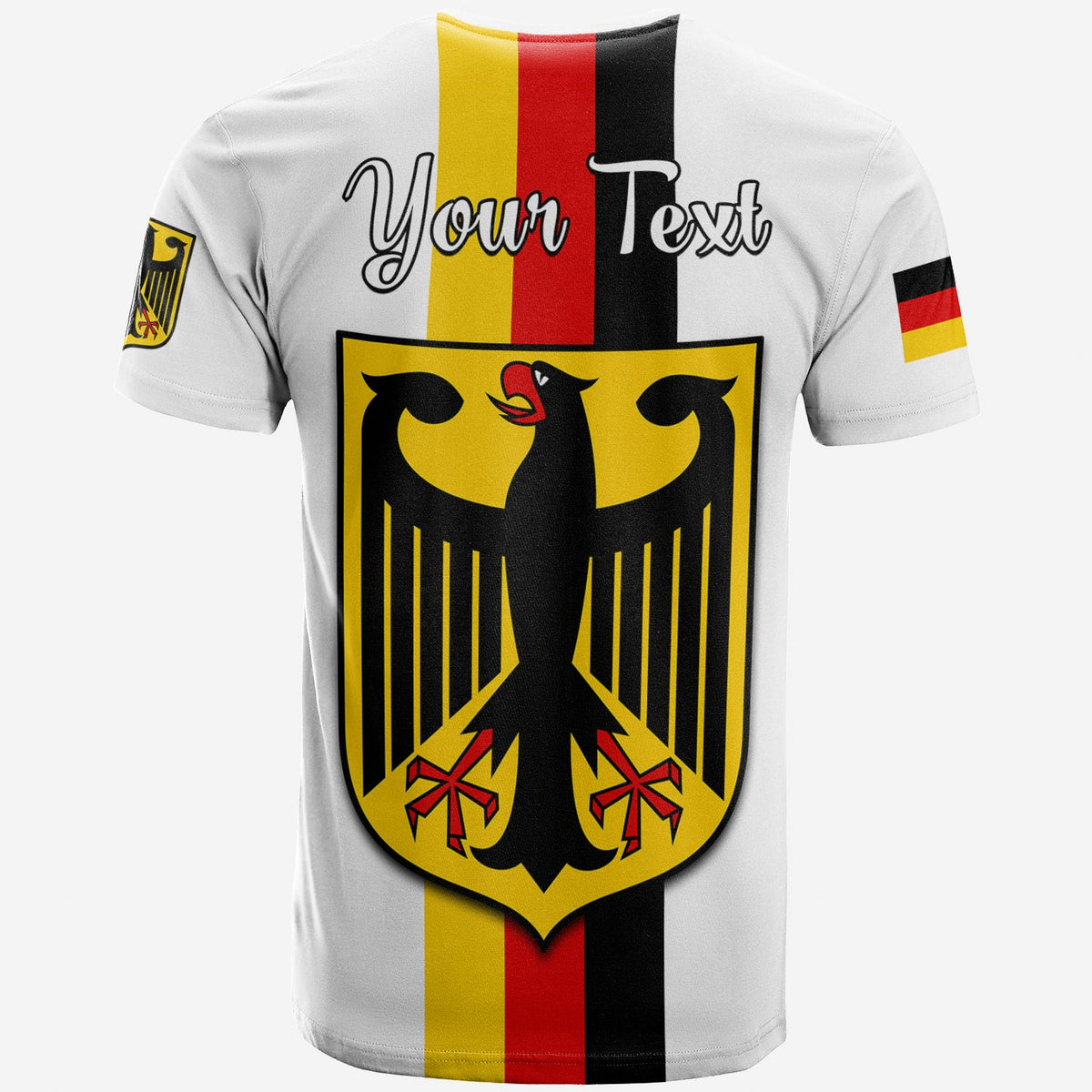Custom Germany T Shirt Grunge Deutschland Map and Coat Of Arms LT13 - Shopicos