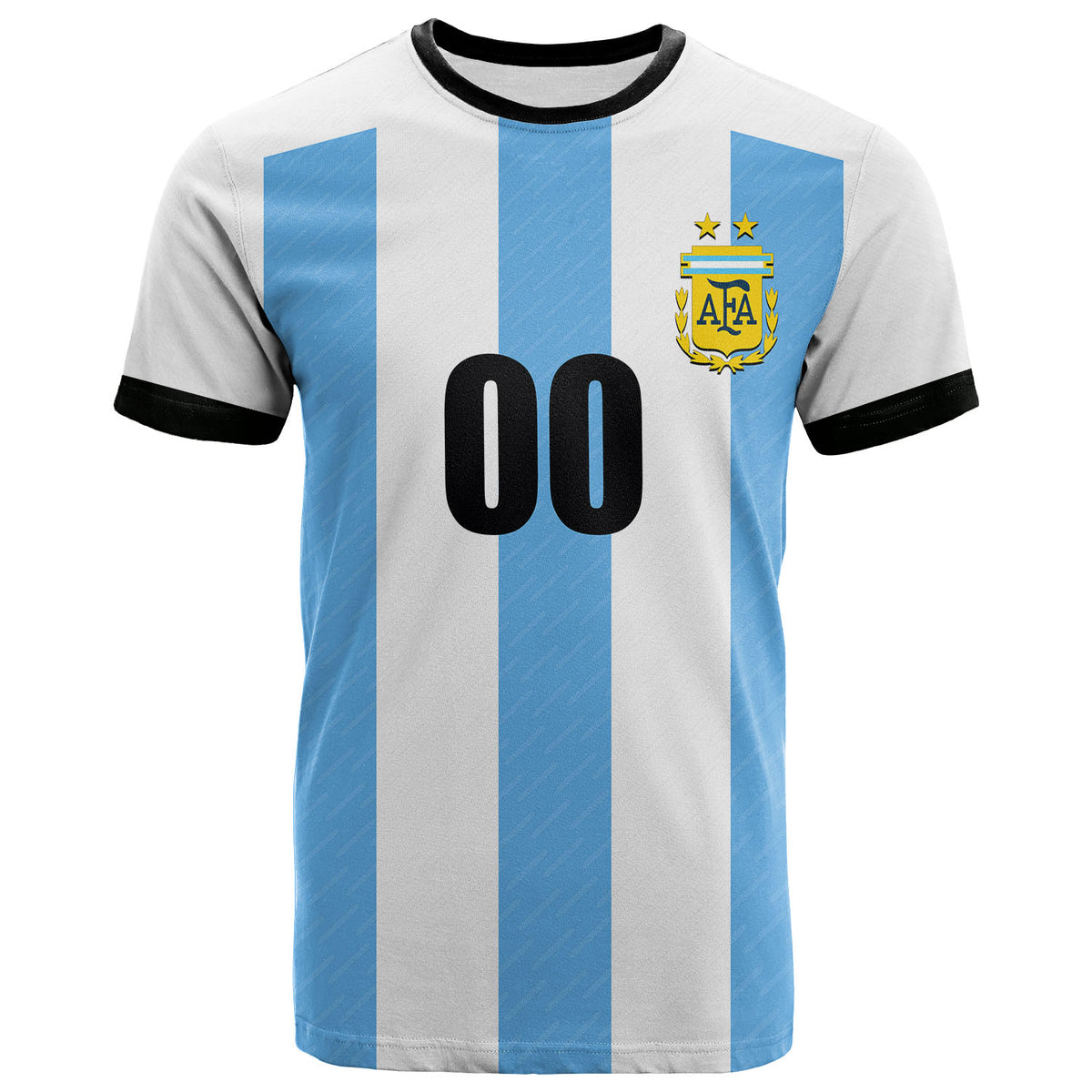 Custom Argentina Home T Shirt Mens World Cup Soccer Jersey LT6 - Shopicos