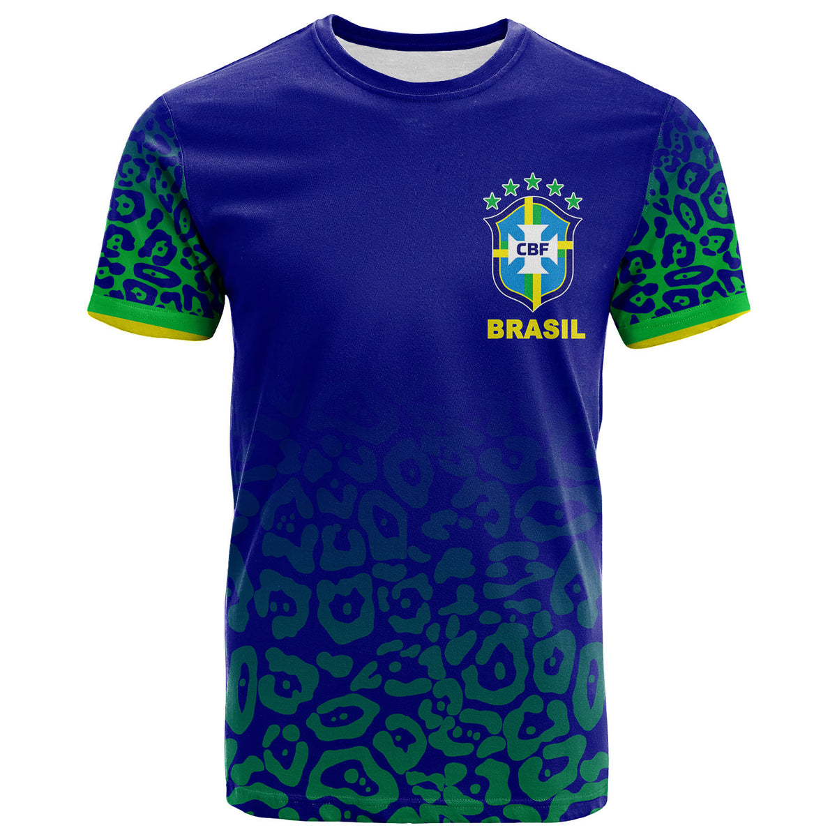 Custom Brazil T Shirt World Cup 2022 LT6 - Shopicos