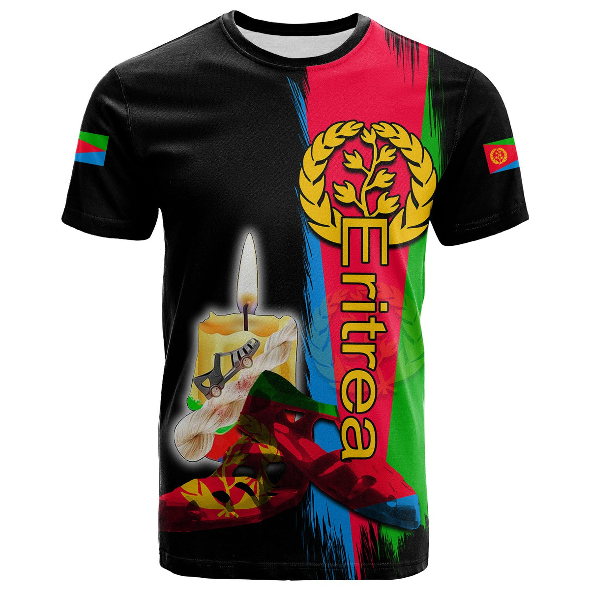Eritrea Martyrs Day T Shirt In Memory Black Style LT6 - Shopicos