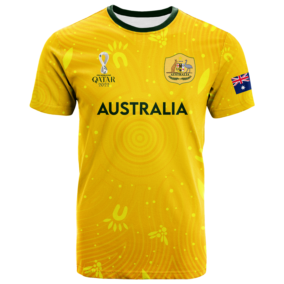 Australia T Shirt Football 2022 LT2 - Shopicos