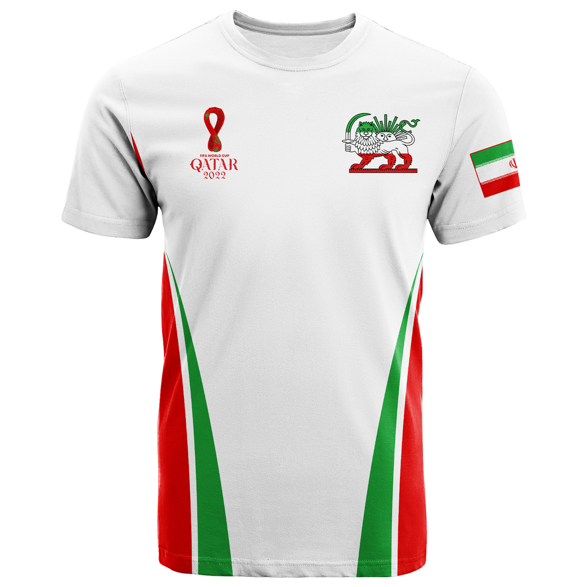 Custom Iran T Shirt Football 2022 LT2 - Shopicos