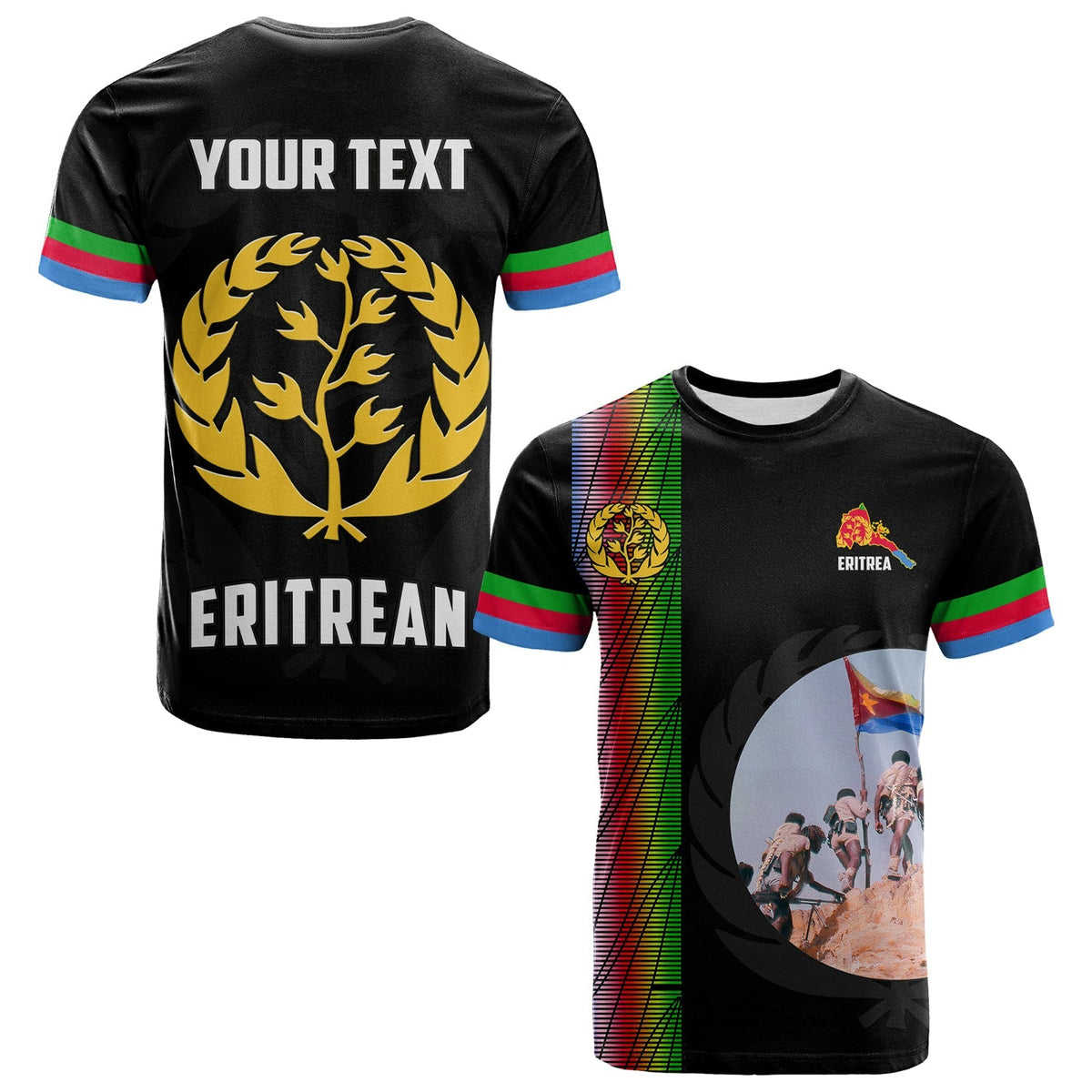 Custom Eritrea EPLF T Shirt Spirit Eritrean LT13 - Shopicos