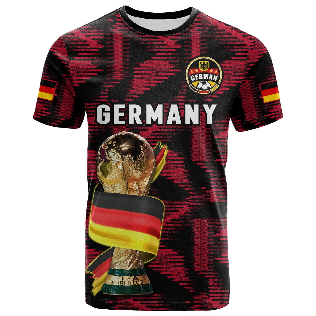 Custom Germany Football T Shirt World Cup 2022 Champions - Shopicos