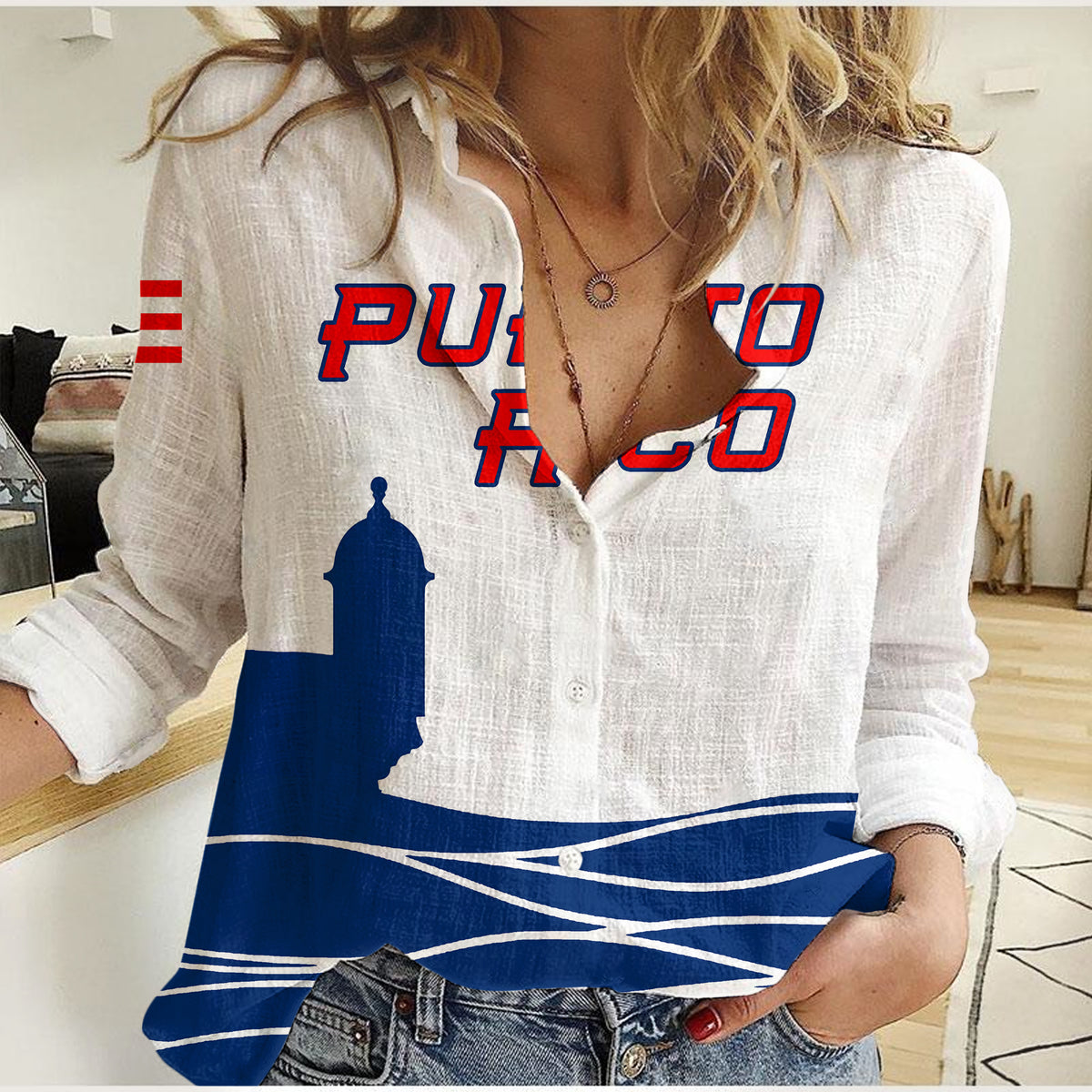 (Custom Personalised And Number) Baseball 2023 Puerto Rico Casual Shirt LT6 - Shopicos