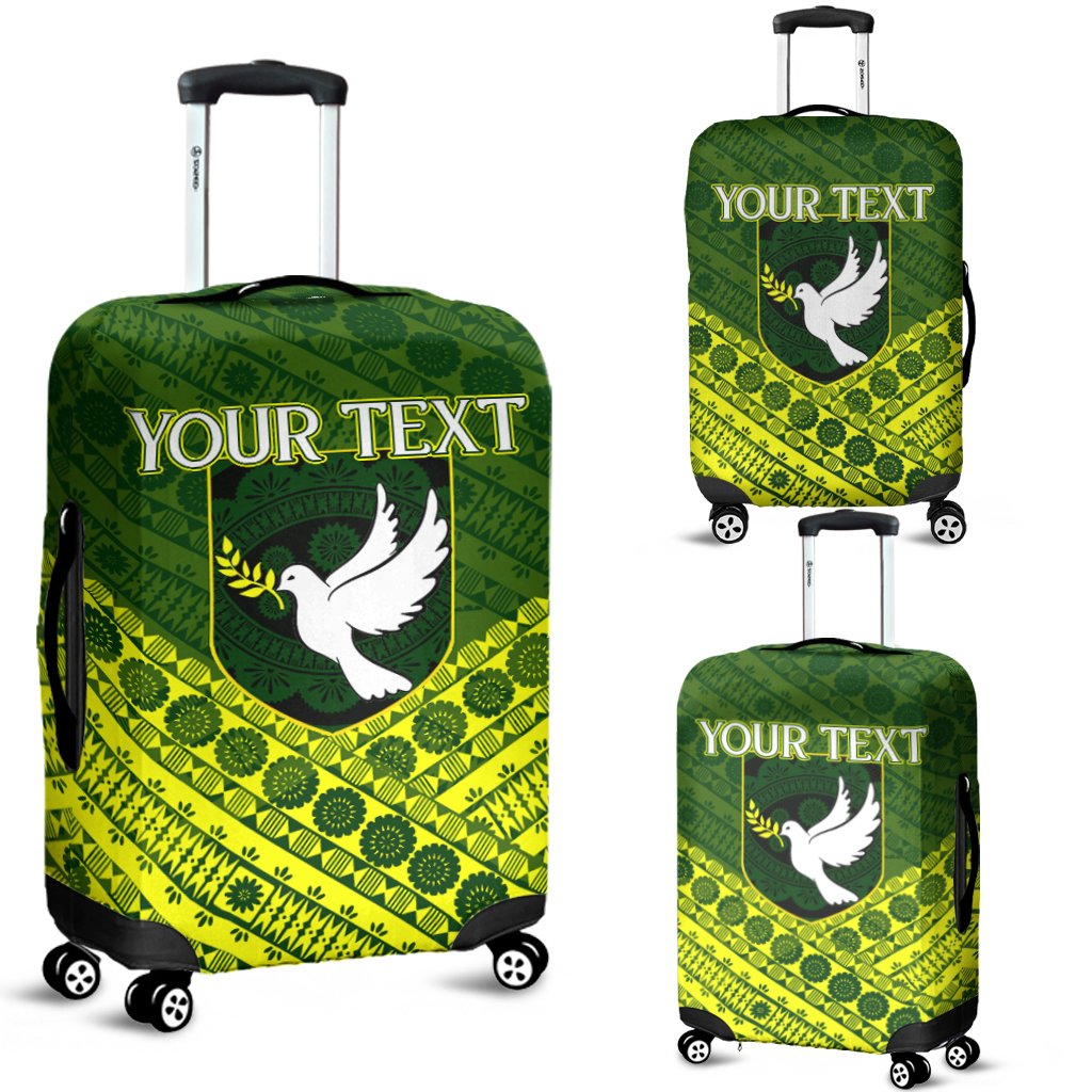 (Custom Personalised) Tailevu Rugby Union Fiji Luggage Covers - Tapa Pattern LT12 - Shopicos
