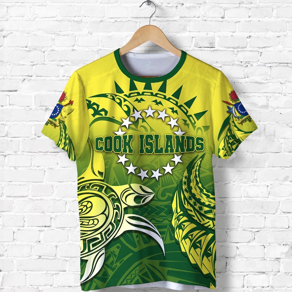 Cook Islands Shirt, Kuki Arirani Turtle Polynesian T Shirt - Shopicos