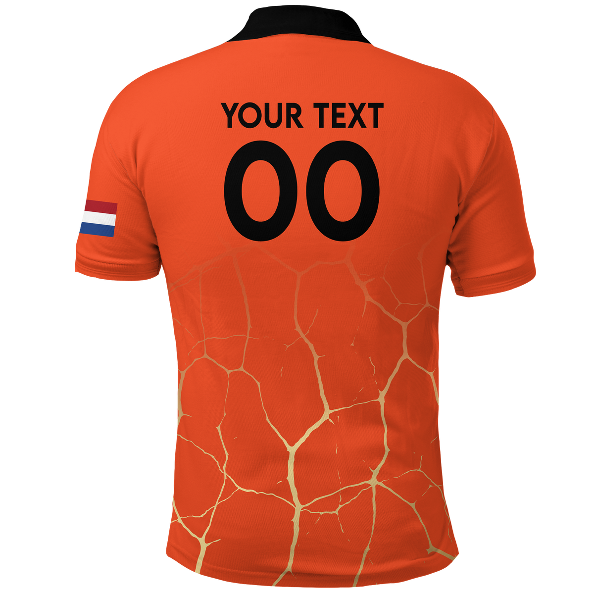 Custom Netherlands Polo Shirt Football 2022 LT2 - Shopicos