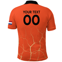 Custom Netherlands Polo Shirt Football 2022 LT2 - Shopicos