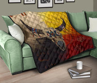 Bison Medicine Wheels Native American Premium Quilt LT10 - Shopicos