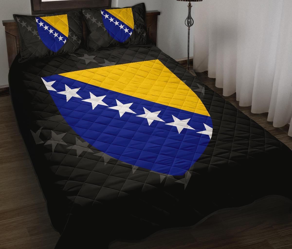 Bosnia and Herzegovina Quilt Bed Set - Shopicos