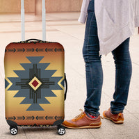 Southwest Blue Symbol Native American Luggage Covers LT10 - Shopicos