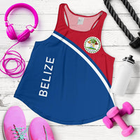 Belize Women's Racerback Tank - Curve Version - Shopicos