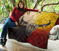 Bison Medicine Wheels Native American Premium Quilt LT10 - Shopicos