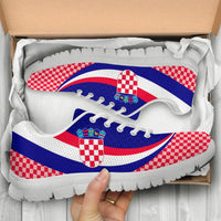 Croatia Sneakers - Croatia Coat Of Arms and  Flag Color - Shopicos