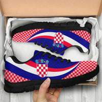 Croatia Sneakers - Croatia Coat Of Arms and  Flag Color - Shopicos