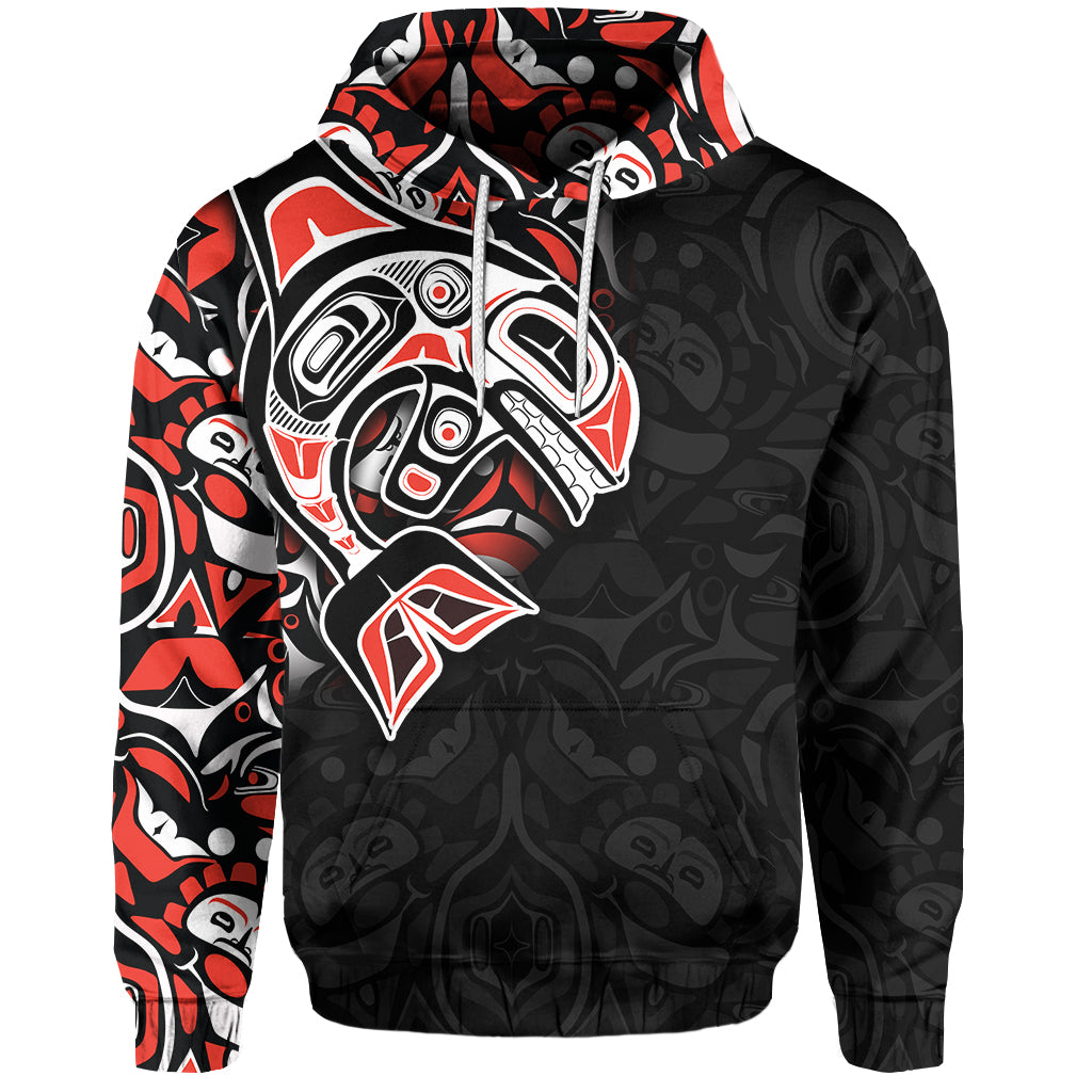 Custom Canada Haida Hoodie Killer Whale LT6 - Shopicos