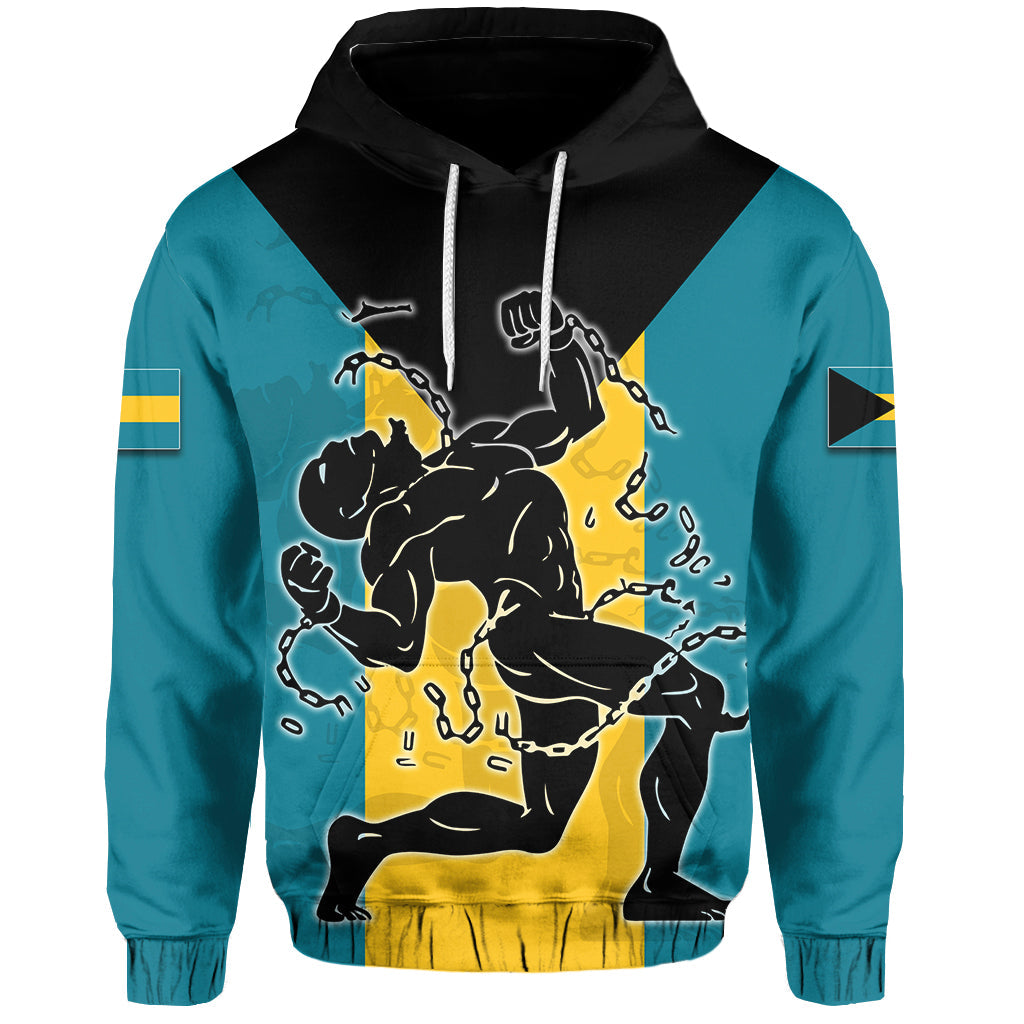 Bahamas Emancipation Day Hoodie Freedom LT6 - Shopicos