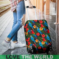 Hibiscus Parrot Brazil Luggage Covers - Shopicos