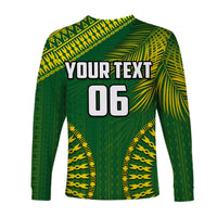 (Custom Personalised And Number) Tailevu Fiji Rugby Long Sleeve Shirts LT6 - Shopicos