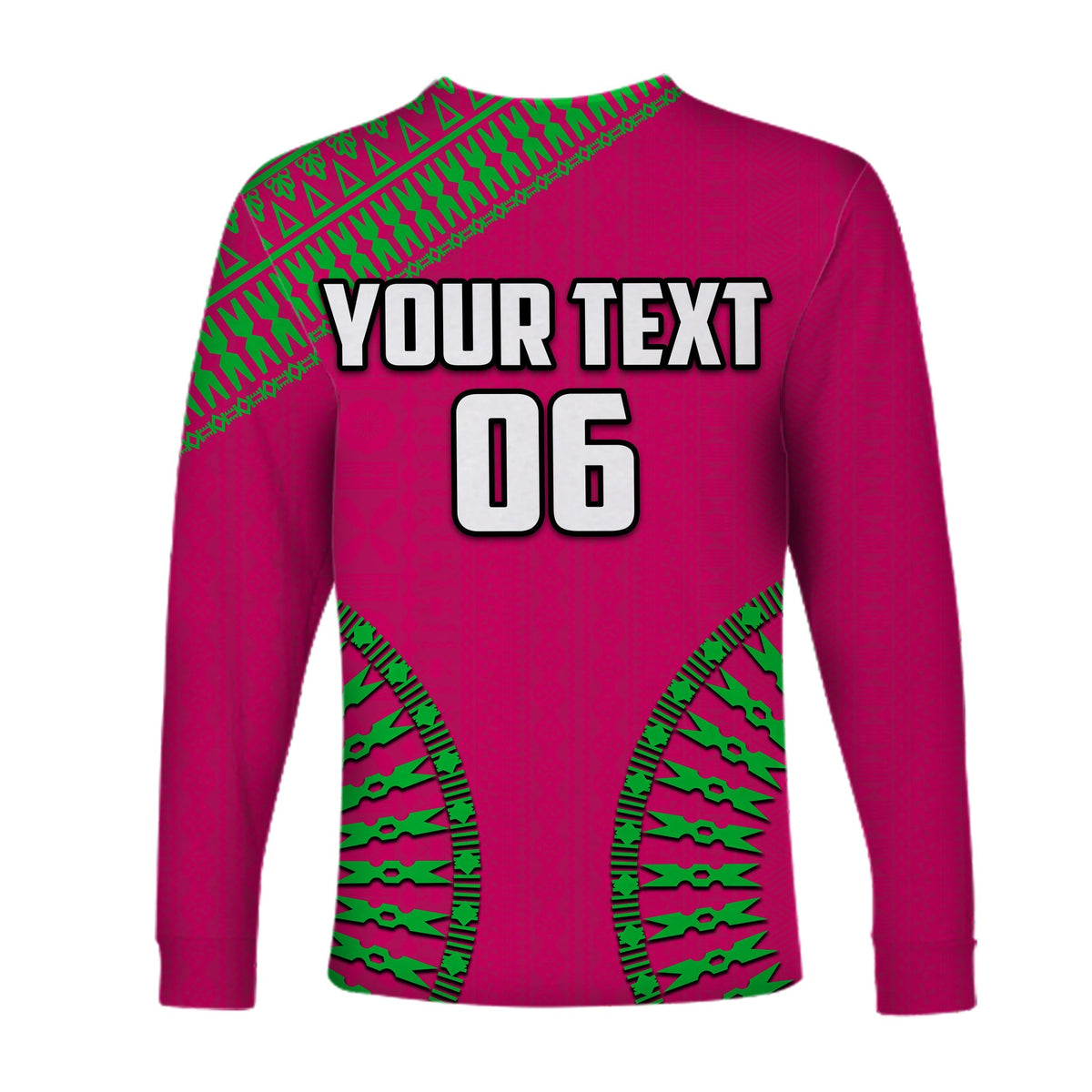 (Custom Personalised And Number) Lautoka Fiji Rugby Long Sleeve Shirts LT6 - Shopicos