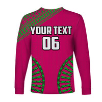 (Custom Personalised And Number) Lautoka Fiji Rugby Long Sleeve Shirts LT6 - Shopicos