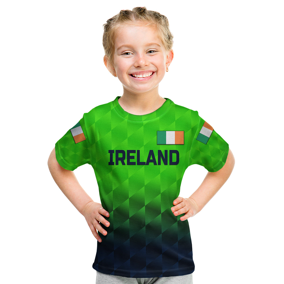(Custom Personalised) Ireland Cricket Kid T Shirt Unique Style LT8 - Shopicos