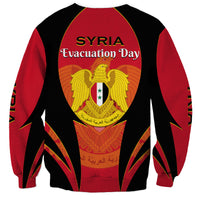 Syria Evacuation Day Sweatshirt Coat Of Arms - Shopicos