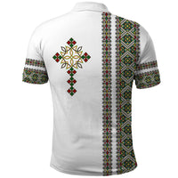 Ethiopia Polo Shirt Ethiopian Tilet With African Pattern Ver.02 - Shopicos