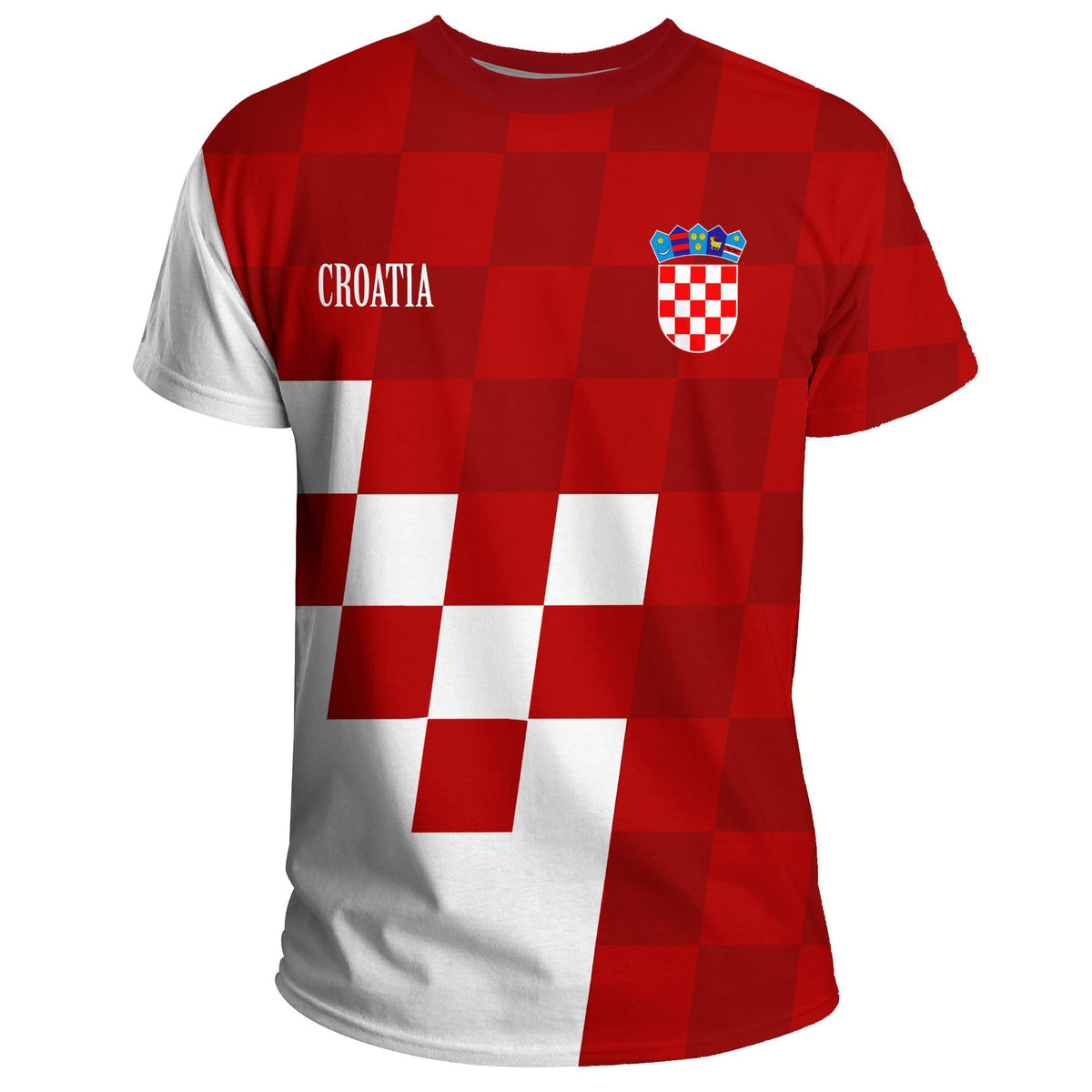 Croatia Coat Of Arms T Shirt Special Version - Shopicos