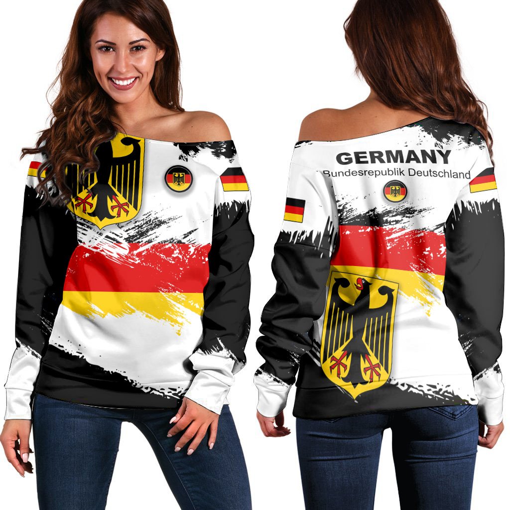 Germany Sweatshirt - Germany Flag Brush - Shopicos