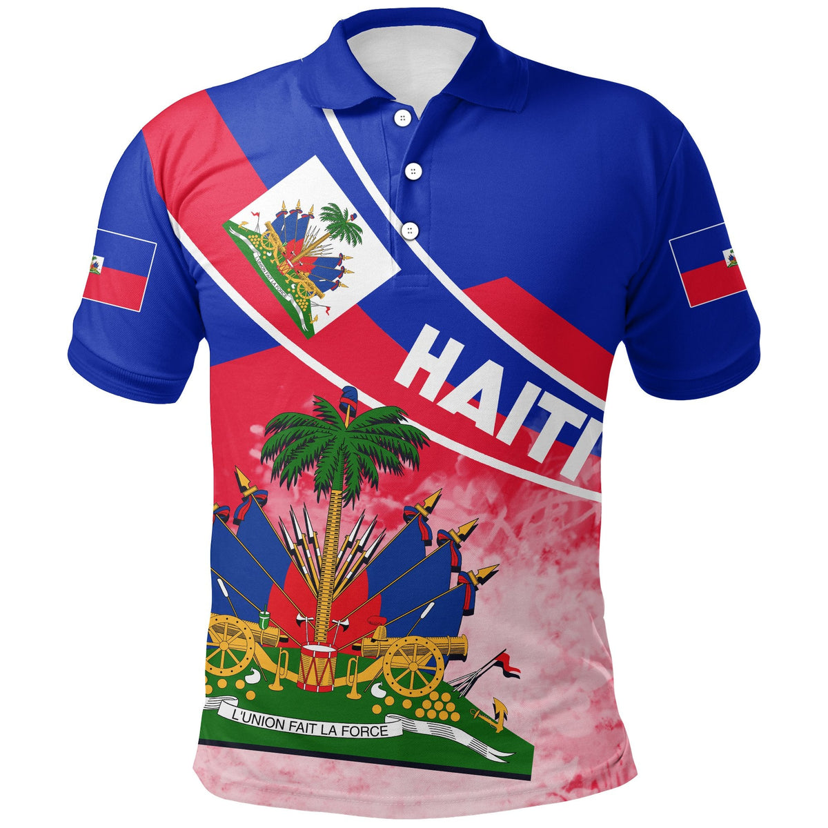 Haiti Polo Shirt Alternative Flag - Shopicos
