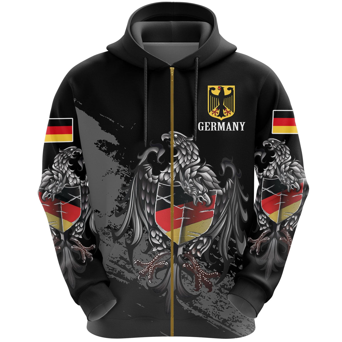 Germany Special Zip Hoodie - Shopicos